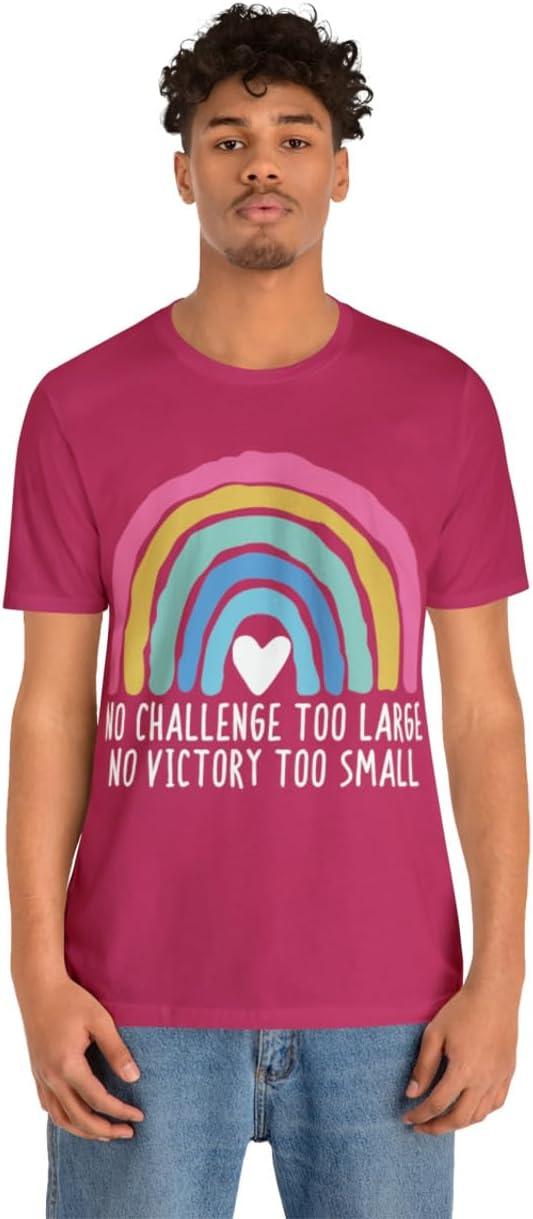 imageNo Challenge Too Large Unisex Jersey Short Sleeve TeeBerry