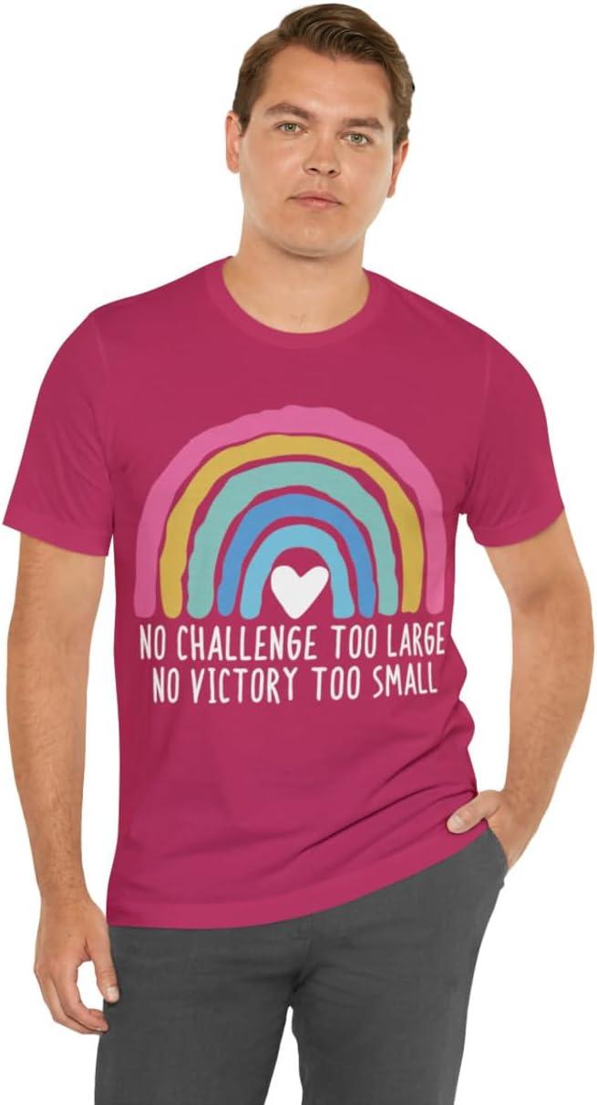 imageNo Challenge Too Large Unisex Jersey Short Sleeve TeeBerry