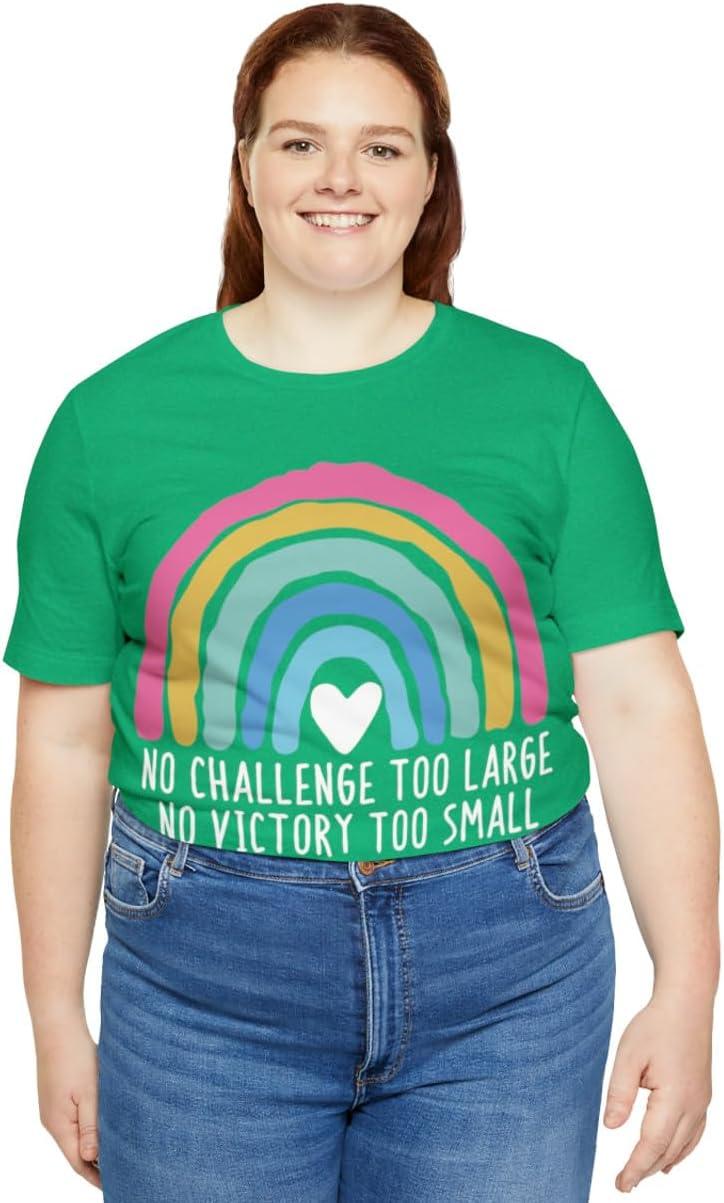 imageNo Challenge Too Large Unisex Jersey Short Sleeve TeeHeather Kelly