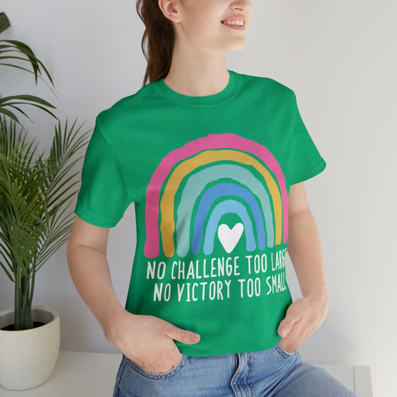 imageNo Challenge Too Large Unisex Jersey Short Sleeve TeeHeather Kelly