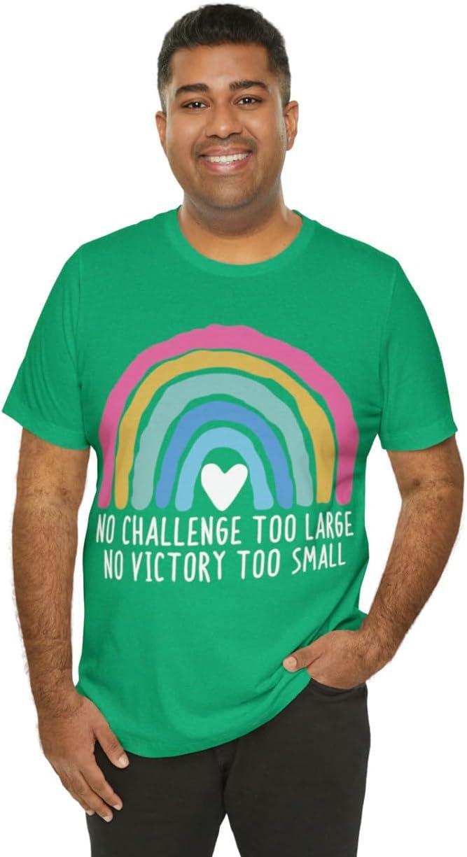 imageNo Challenge Too Large Unisex Jersey Short Sleeve TeeHeather Kelly