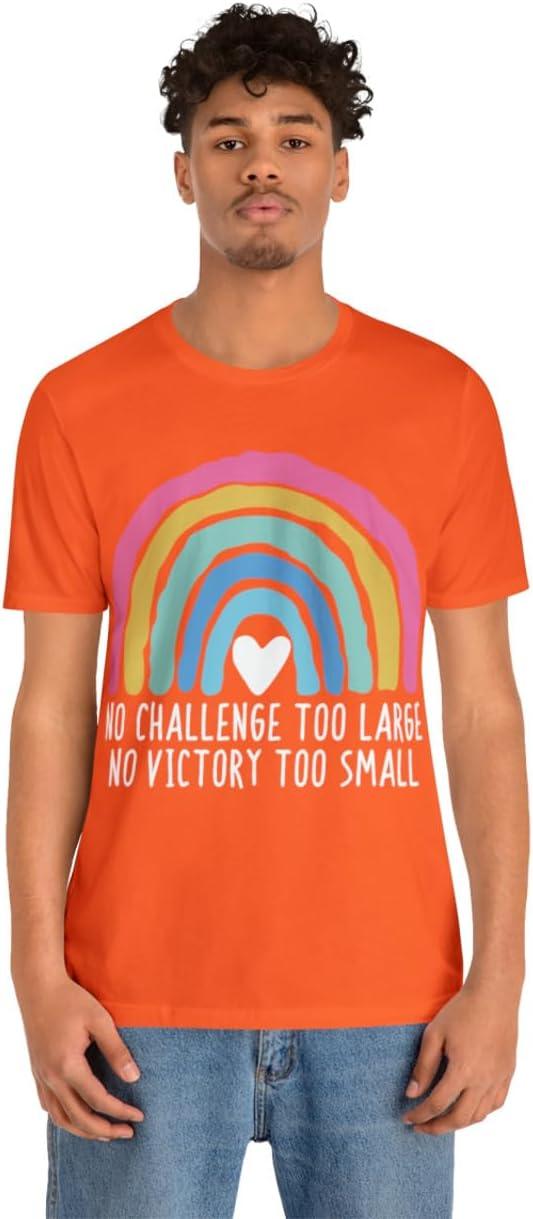 imageNo Challenge Too Large Unisex Jersey Short Sleeve TeeOrange