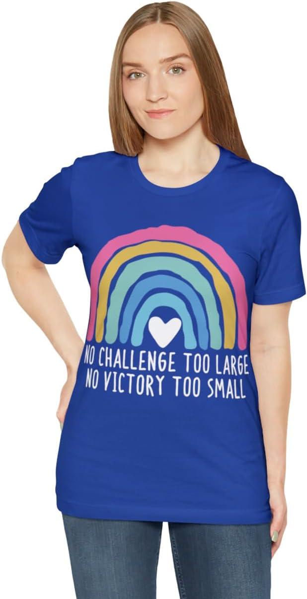 imageNo Challenge Too Large Unisex Jersey Short Sleeve TeeTrue Royal