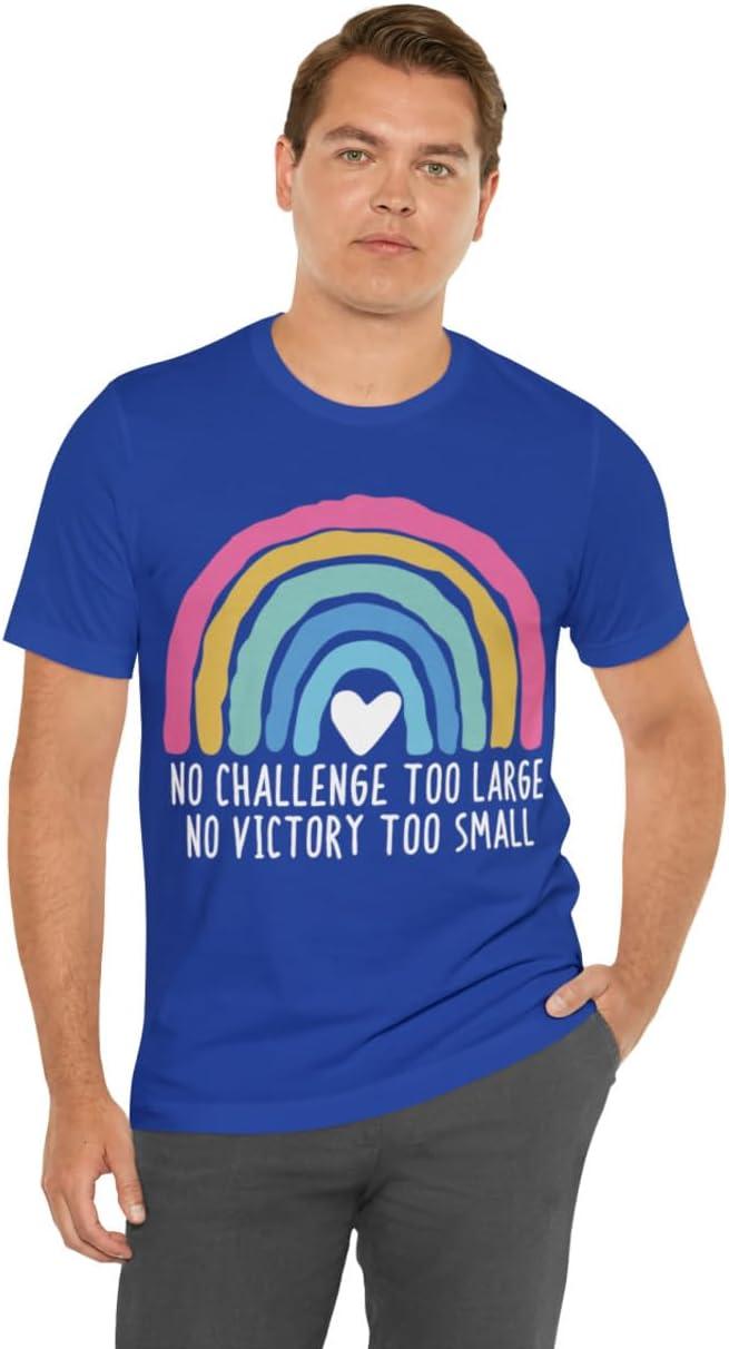 imageNo Challenge Too Large Unisex Jersey Short Sleeve TeeTrue Royal