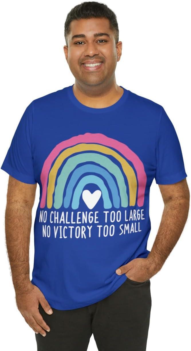 imageNo Challenge Too Large Unisex Jersey Short Sleeve TeeTrue Royal