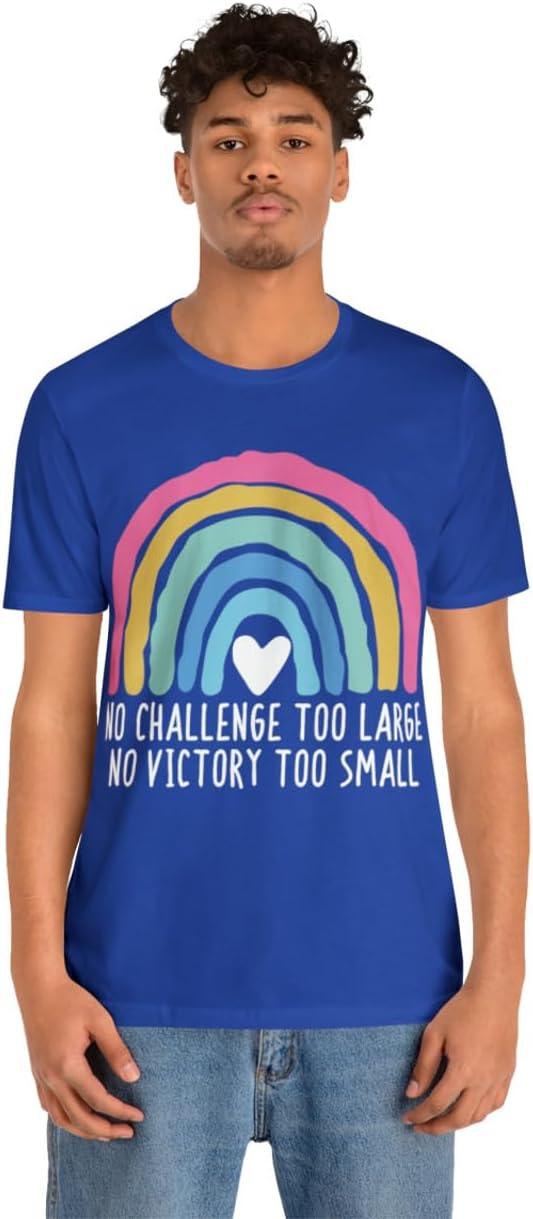 imageNo Challenge Too Large Unisex Jersey Short Sleeve TeeTrue Royal