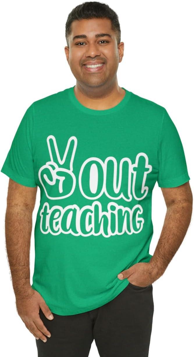 imagePeace Out Teaching Unisex Jersey Short Sleeve TeeHeather Kelly