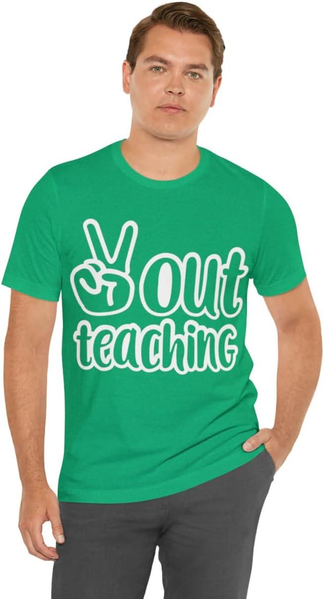 imagePeace Out Teaching Unisex Jersey Short Sleeve TeeHeather Kelly
