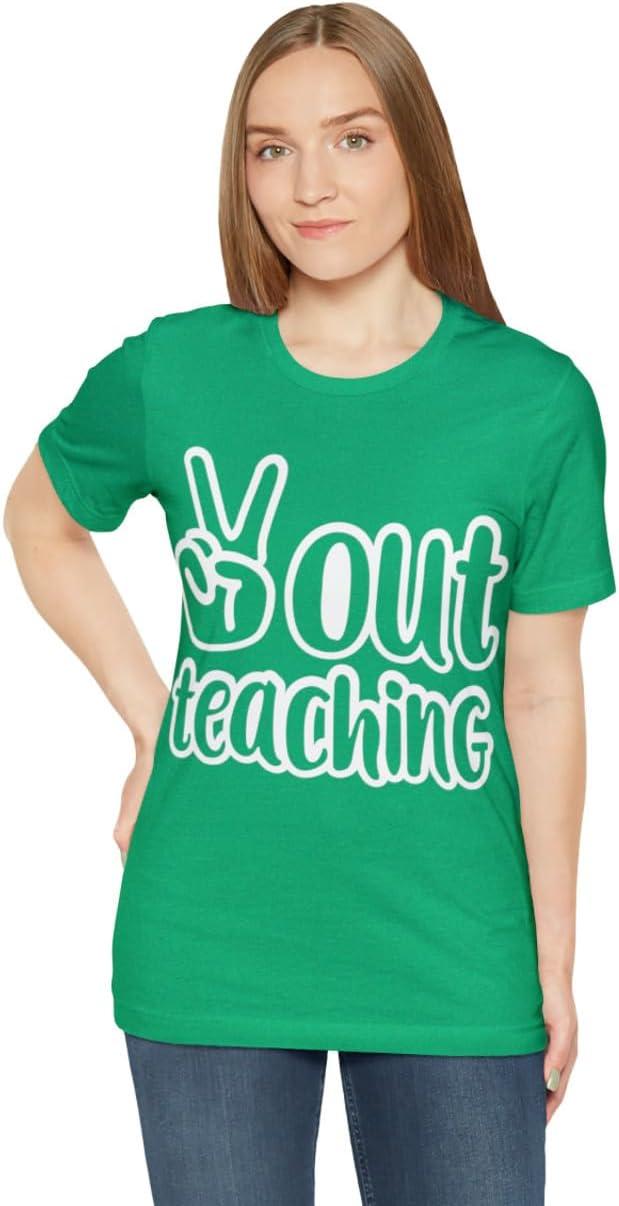 imagePeace Out Teaching Unisex Jersey Short Sleeve TeeHeather Kelly