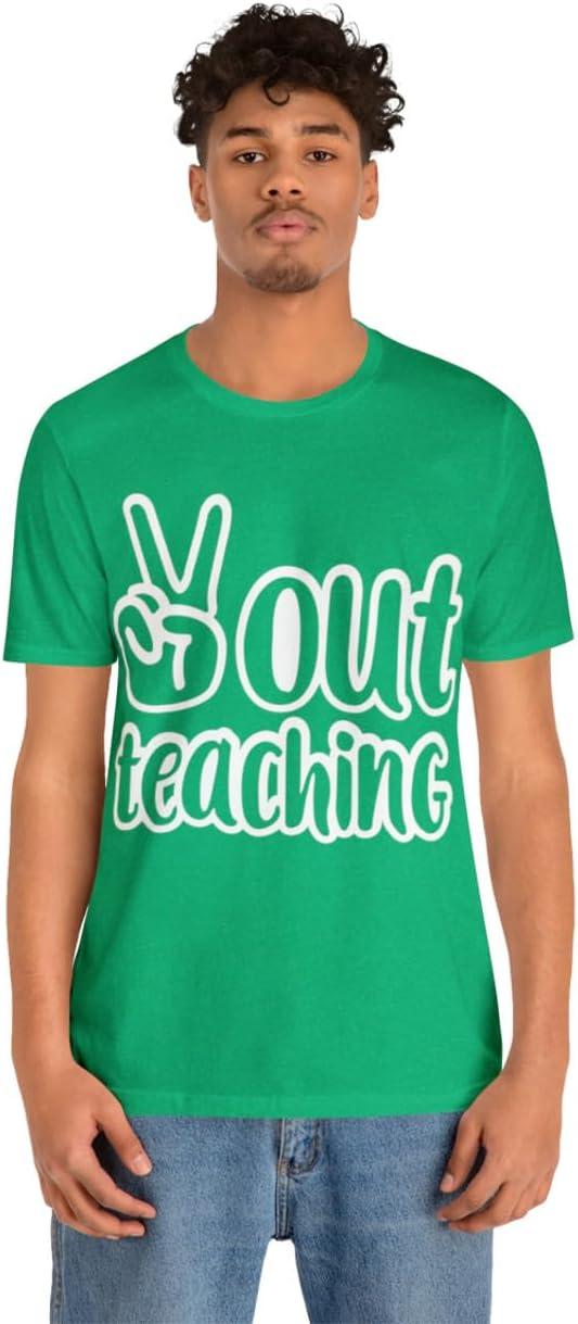 imagePeace Out Teaching Unisex Jersey Short Sleeve TeeHeather Kelly