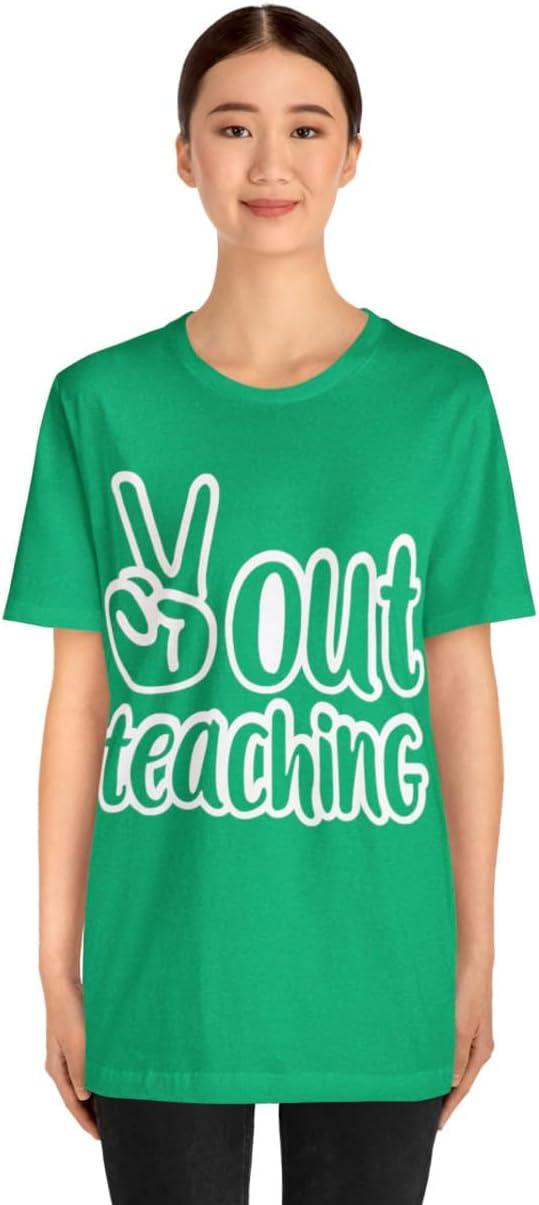 imagePeace Out Teaching Unisex Jersey Short Sleeve TeeHeather Kelly
