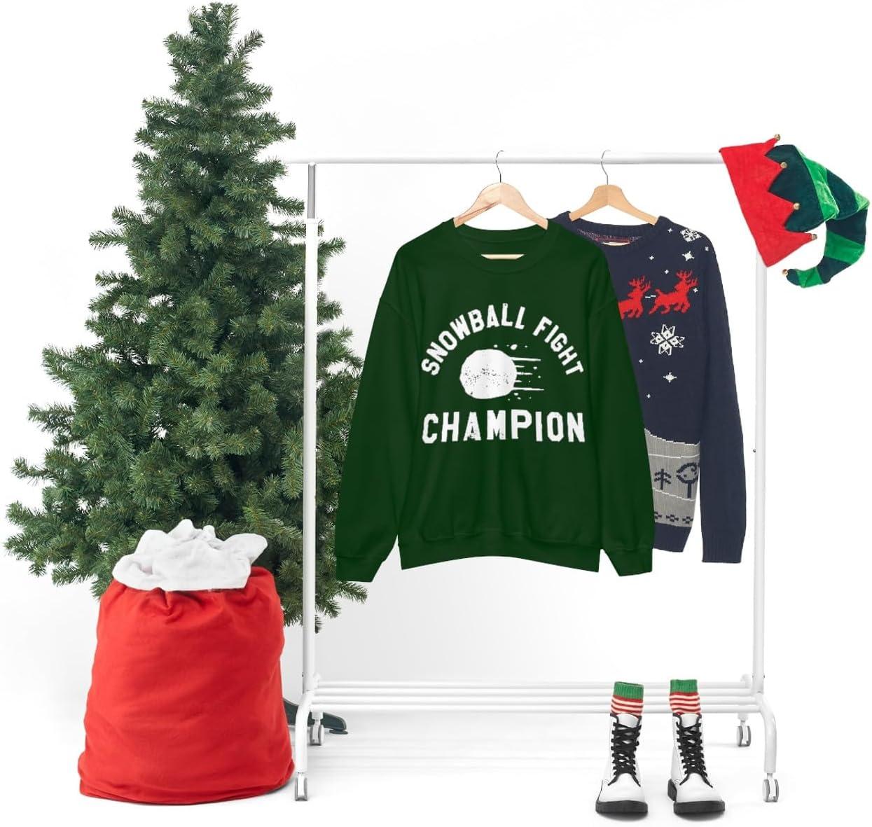 imageSnowball Fight Champion SweatshirtForest Green