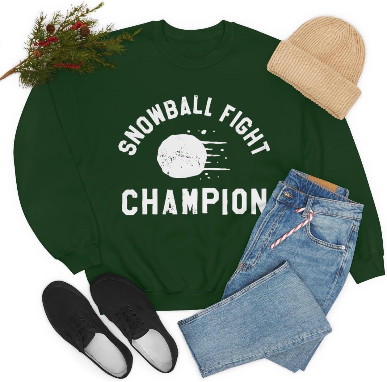imageSnowball Fight Champion SweatshirtForest Green
