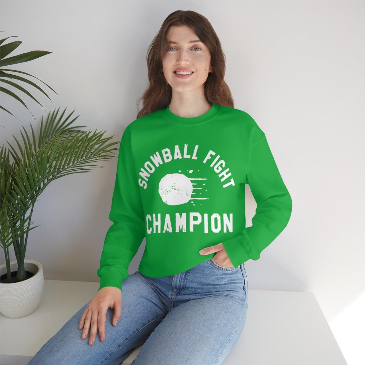 imageSnowball Fight Champion SweatshirtIrish Green