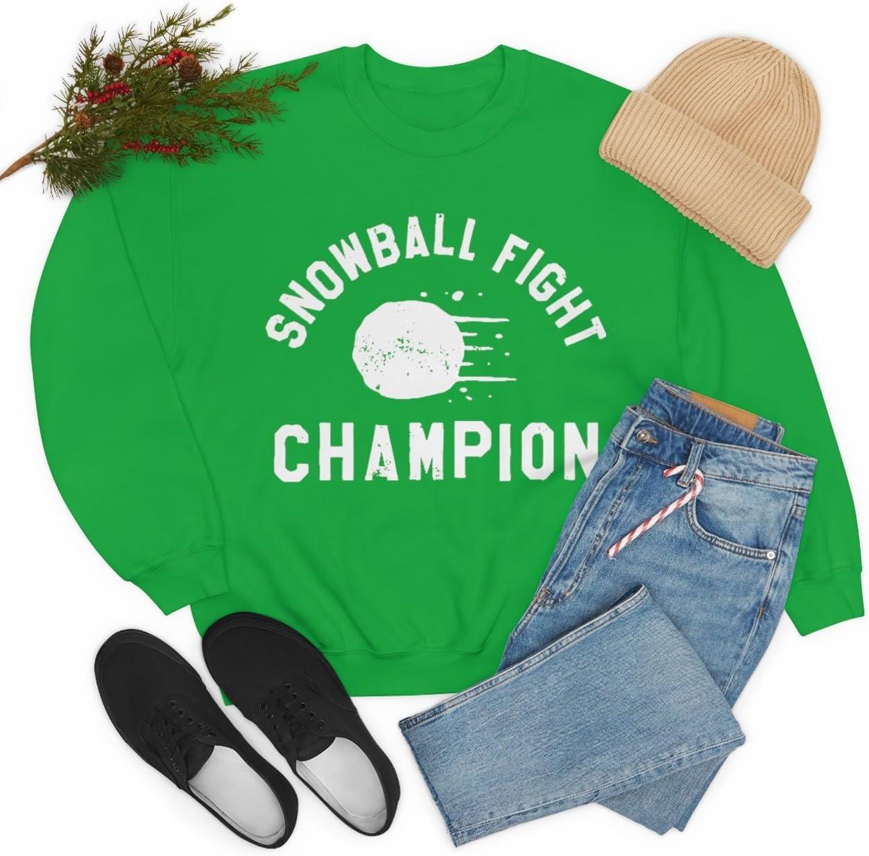 imageSnowball Fight Champion SweatshirtIrish Green