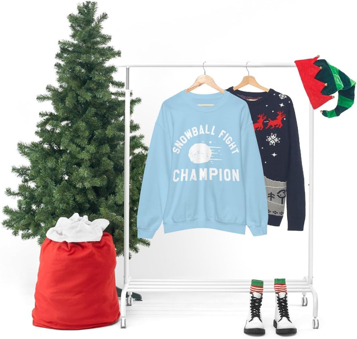imageSnowball Fight Champion SweatshirtLight Blue