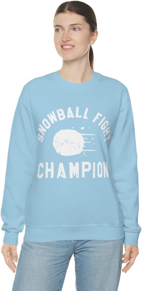 imageSnowball Fight Champion SweatshirtLight Blue