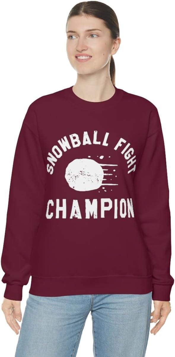 imageSnowball Fight Champion SweatshirtMaroon