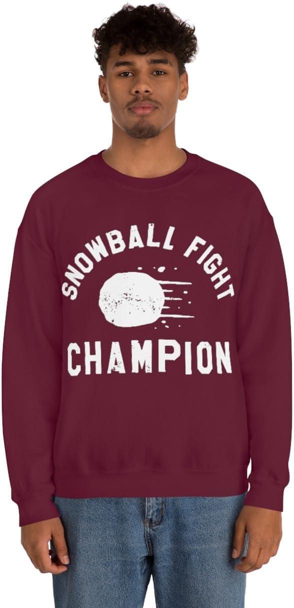 imageSnowball Fight Champion SweatshirtMaroon