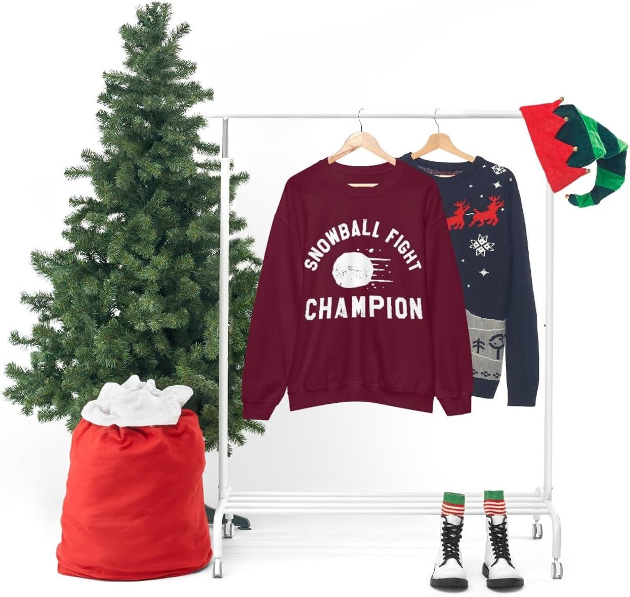 imageSnowball Fight Champion SweatshirtMaroon