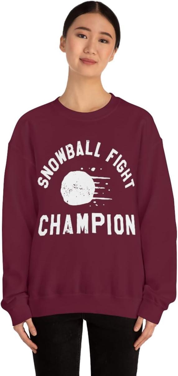 imageSnowball Fight Champion SweatshirtMaroon