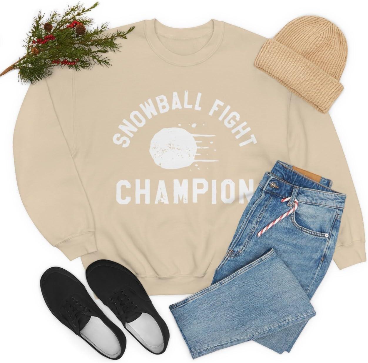 imageSnowball Fight Champion SweatshirtSand