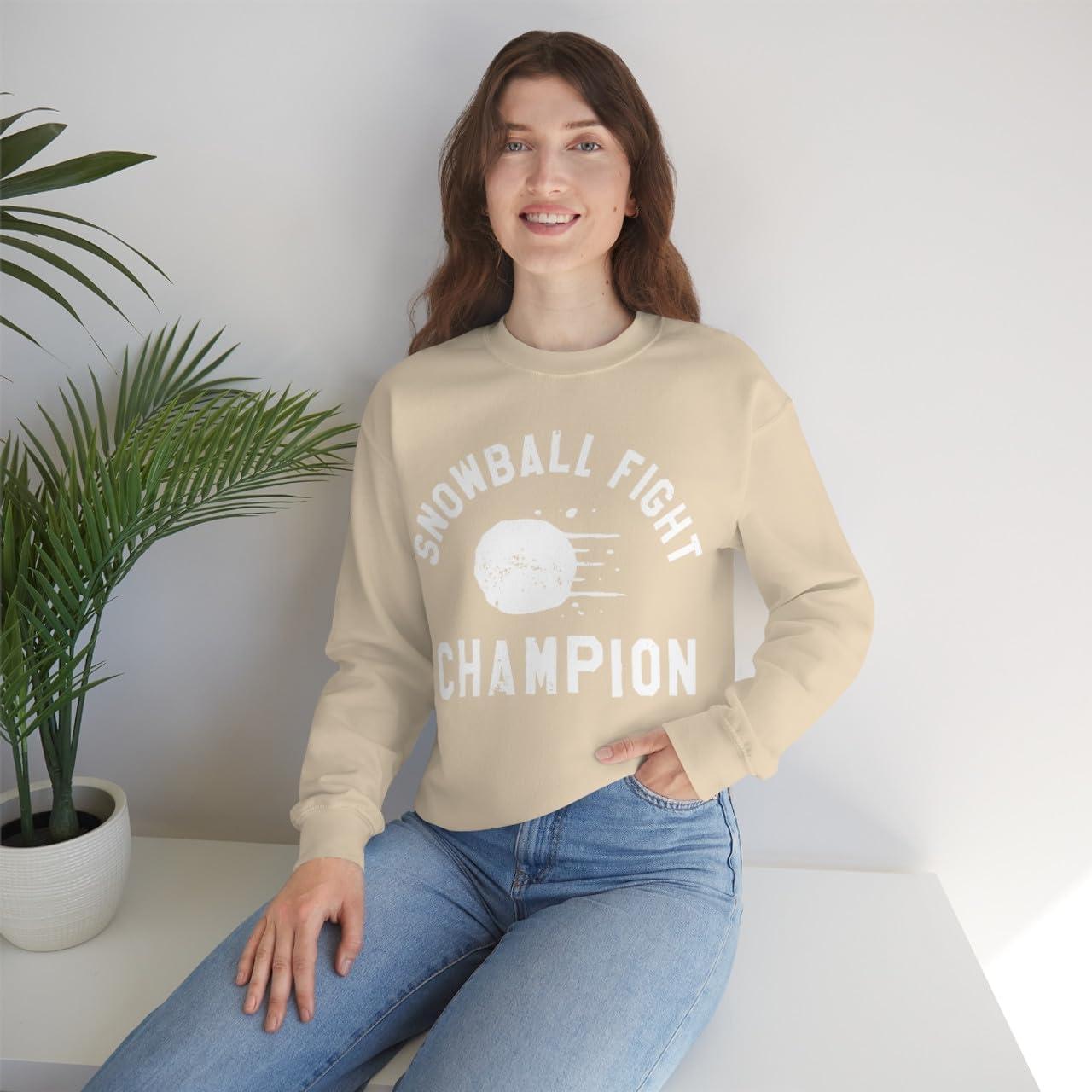 imageSnowball Fight Champion SweatshirtSand