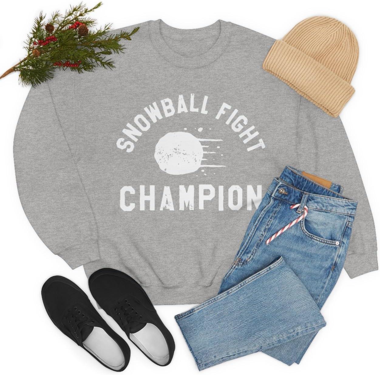 imageSnowball Fight Champion SweatshirtSport Grey