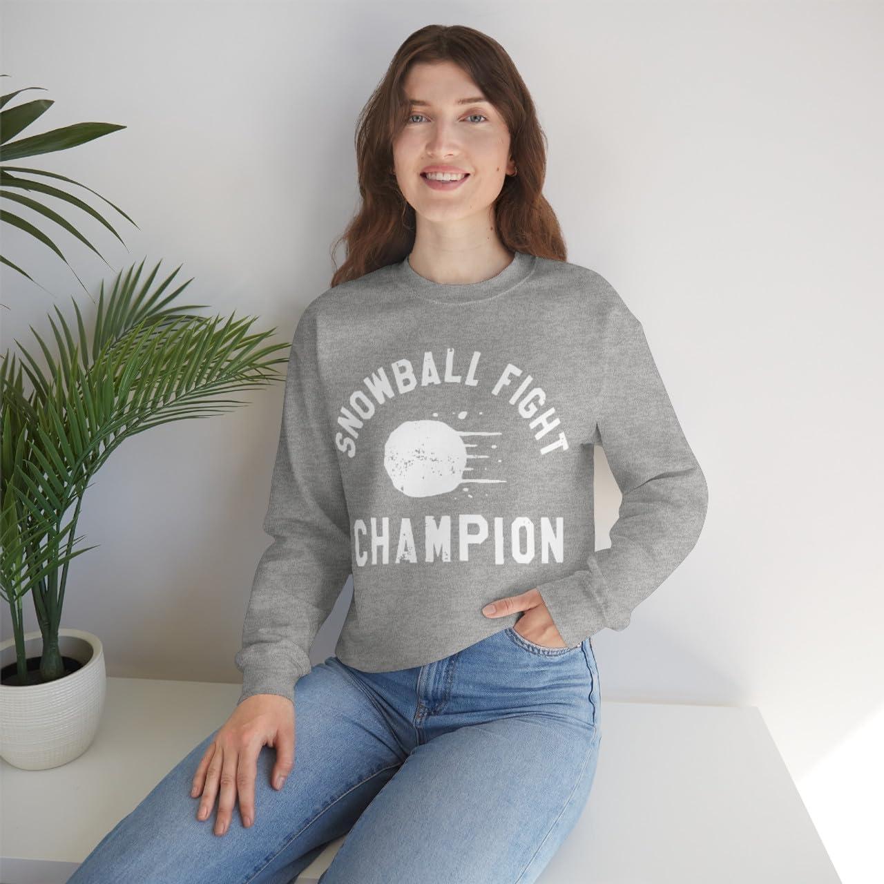 imageSnowball Fight Champion SweatshirtSport Grey