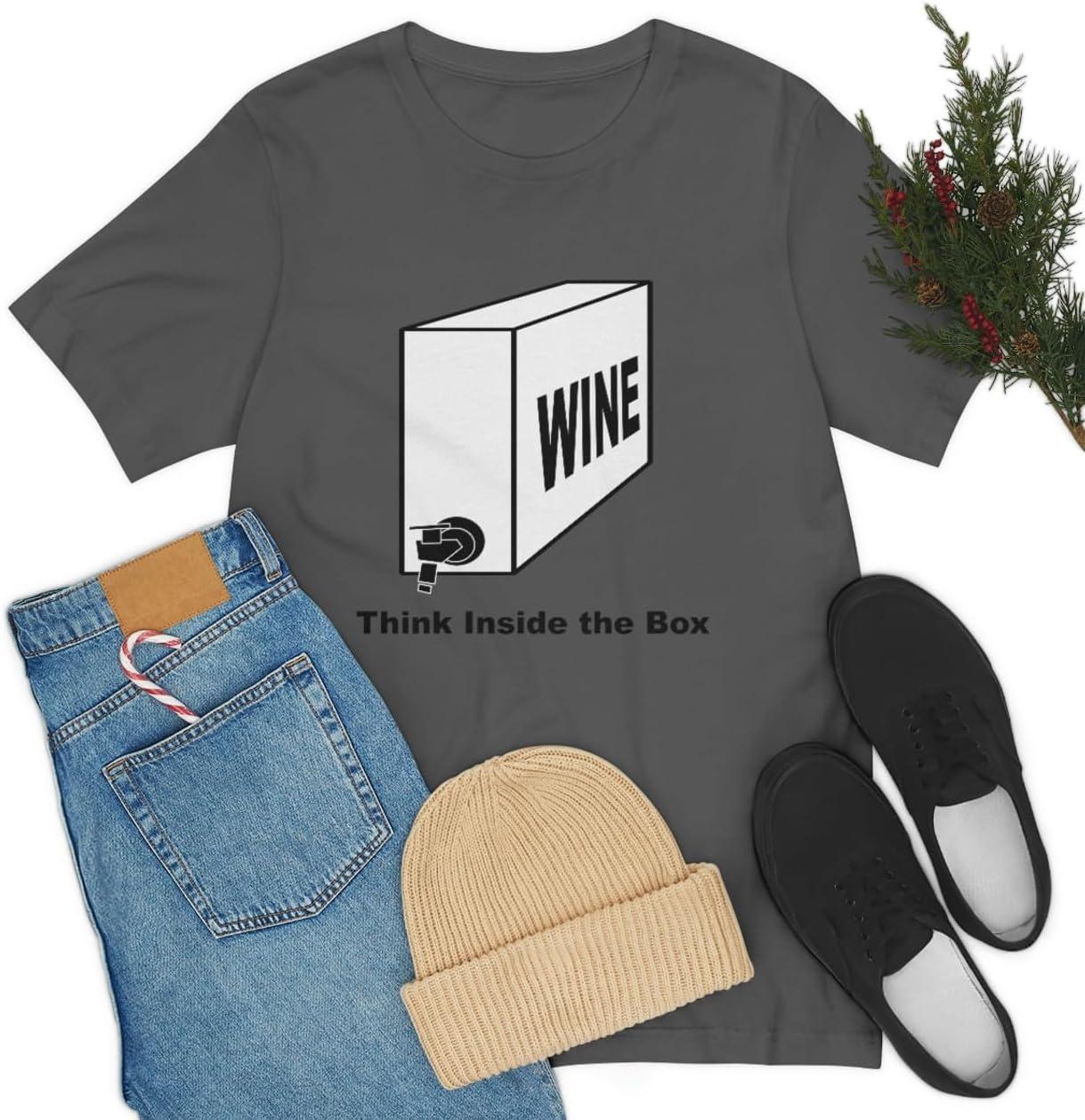 imageThink Inside The Box Unisex Jersey Short Sleeve TeeAsphalt