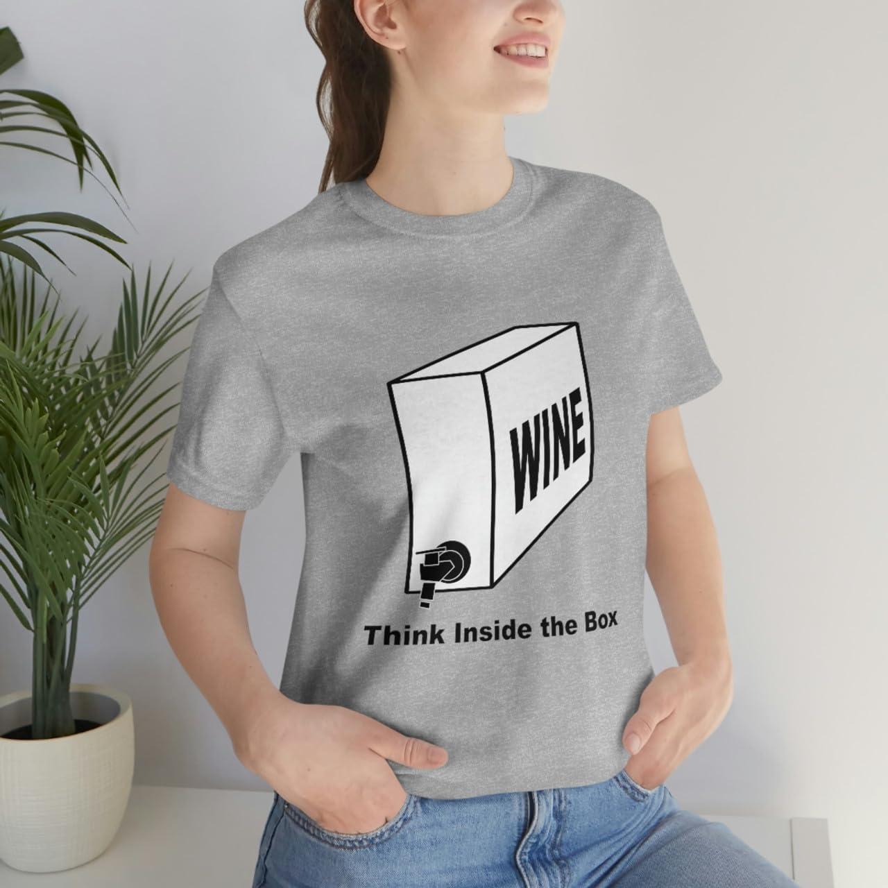 imageThink Inside The Box Unisex Jersey Short Sleeve TeeAthletic Heather