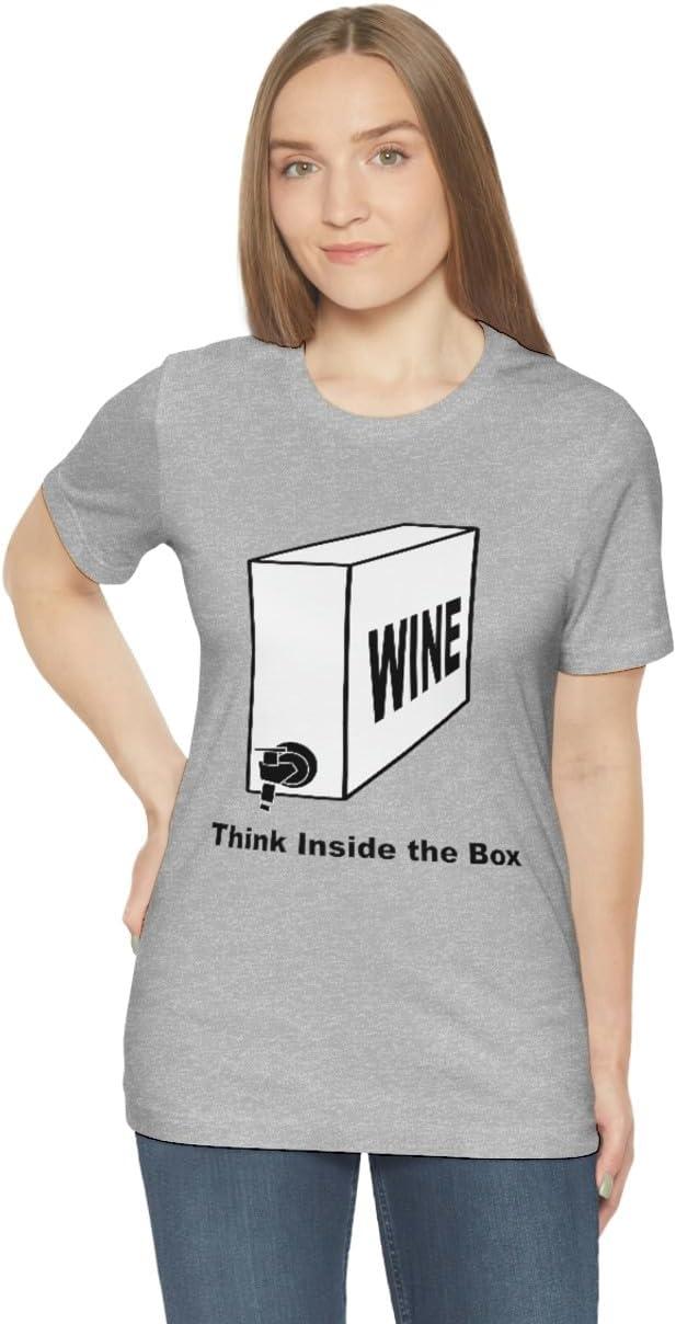 imageThink Inside The Box Unisex Jersey Short Sleeve TeeAthletic Heather