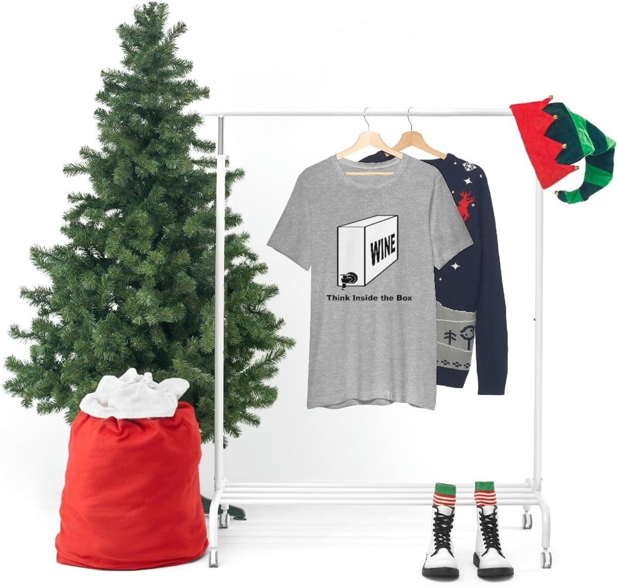 imageThink Inside The Box Unisex Jersey Short Sleeve TeeAthletic Heather