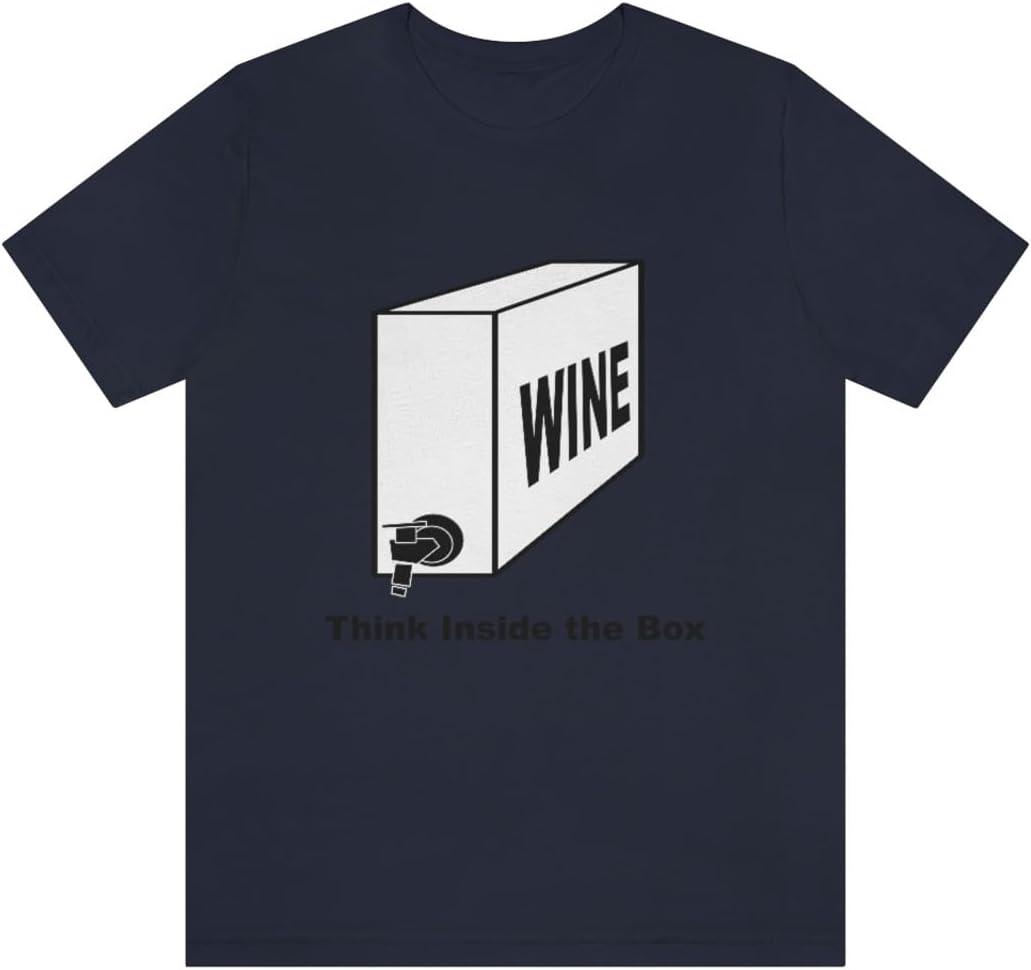 imageThink Inside The Box Unisex Jersey Short Sleeve TeeNavy