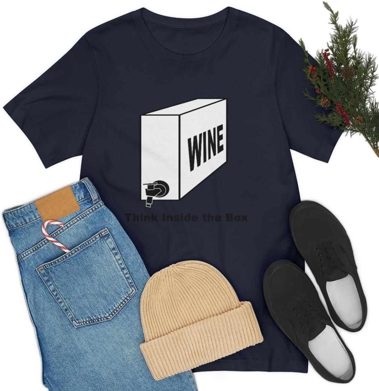 imageThink Inside The Box Unisex Jersey Short Sleeve TeeNavy