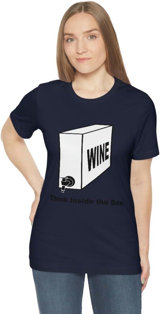 imageThink Inside The Box Unisex Jersey Short Sleeve TeeNavy