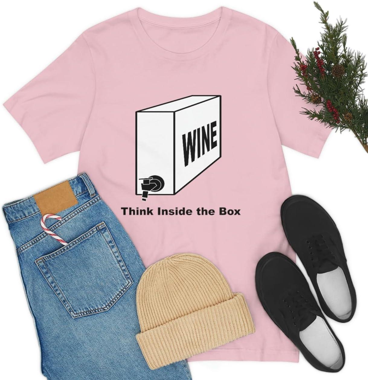 imageThink Inside The Box Unisex Jersey Short Sleeve TeePink