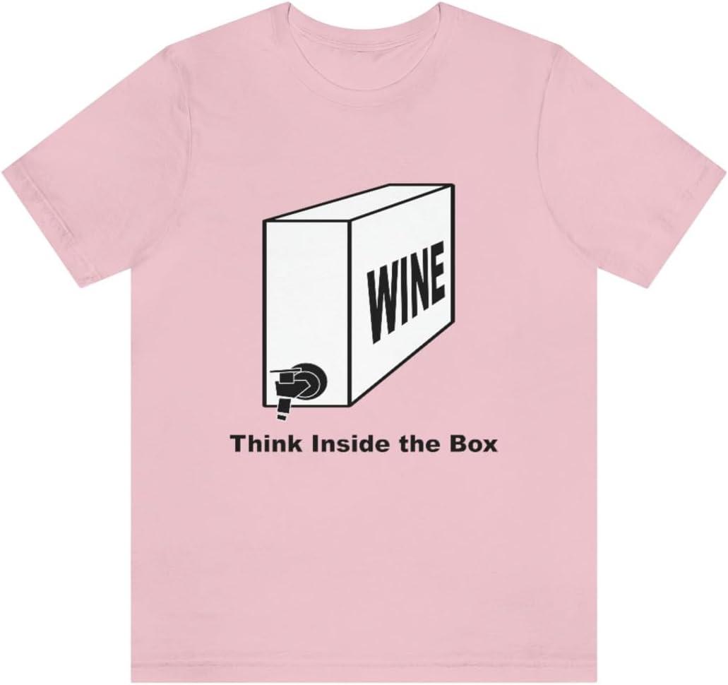 imageThink Inside The Box Unisex Jersey Short Sleeve TeePink