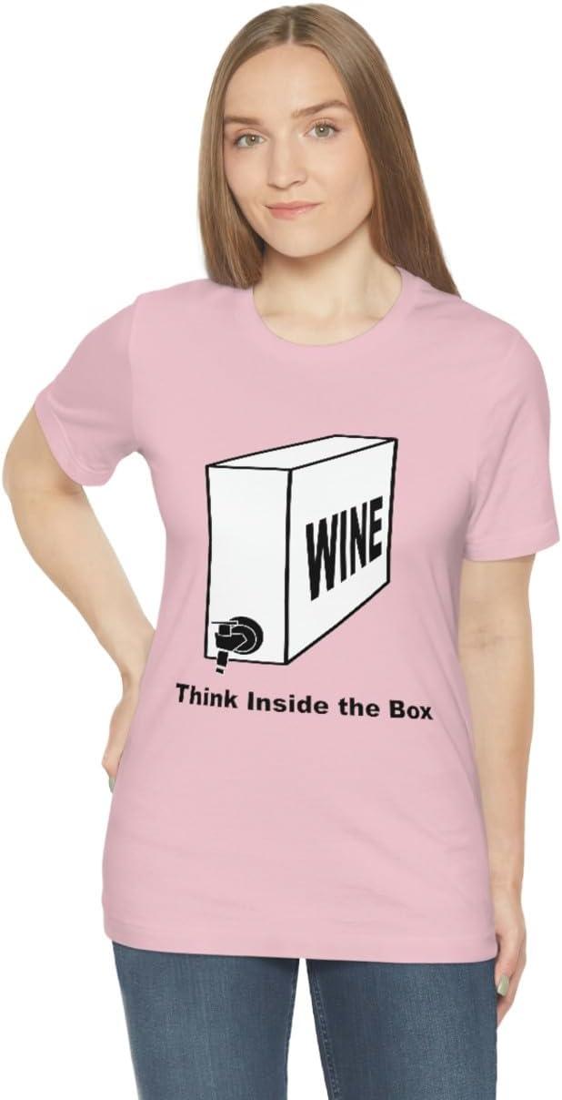 imageThink Inside The Box Unisex Jersey Short Sleeve TeePink