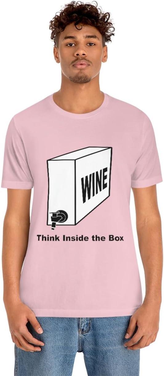 imageThink Inside The Box Unisex Jersey Short Sleeve TeePink