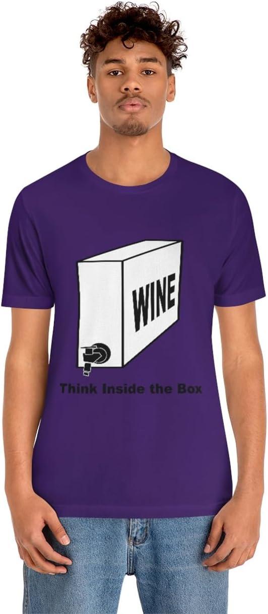 imageThink Inside The Box Unisex Jersey Short Sleeve TeeTeam Purple