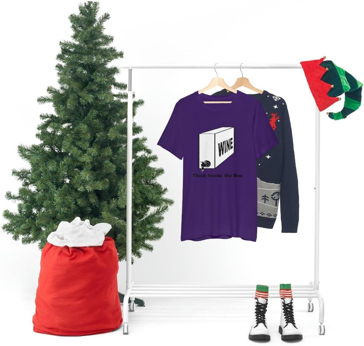 imageThink Inside The Box Unisex Jersey Short Sleeve TeeTeam Purple