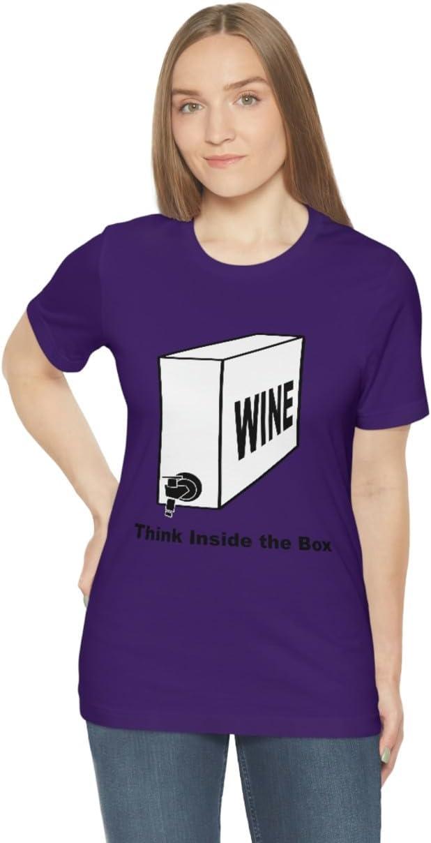 imageThink Inside The Box Unisex Jersey Short Sleeve TeeTeam Purple