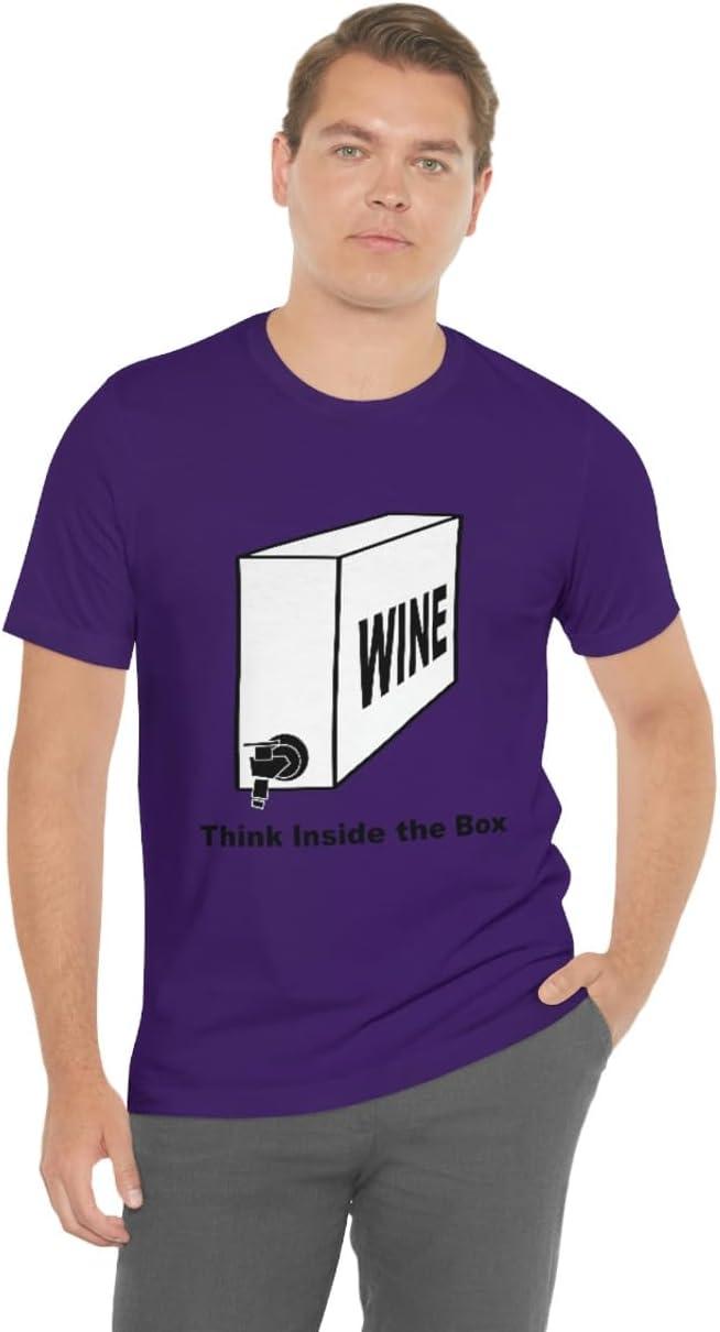 imageThink Inside The Box Unisex Jersey Short Sleeve TeeTeam Purple