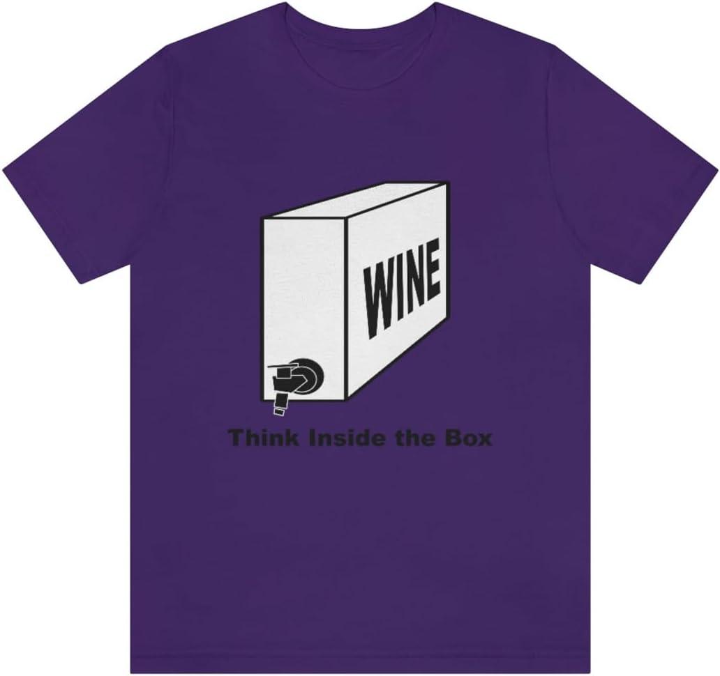 imageThink Inside The Box Unisex Jersey Short Sleeve TeeTeam Purple