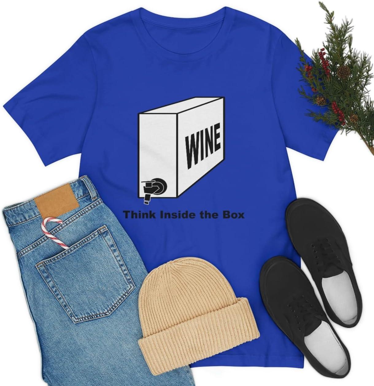 imageThink Inside The Box Unisex Jersey Short Sleeve TeeTrue Royal