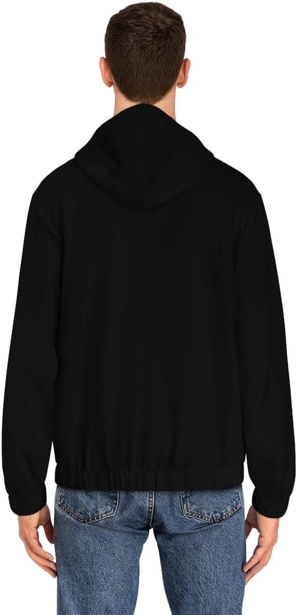 imageTuxedo Mens FullZip Hoodie AOPWhite