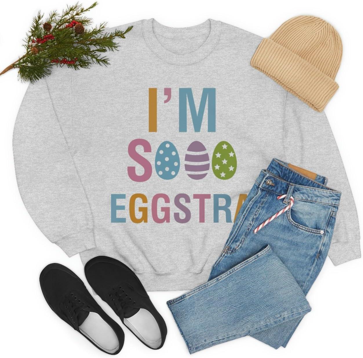 imageUnisex Im So Eggstra SweatshirtAsh