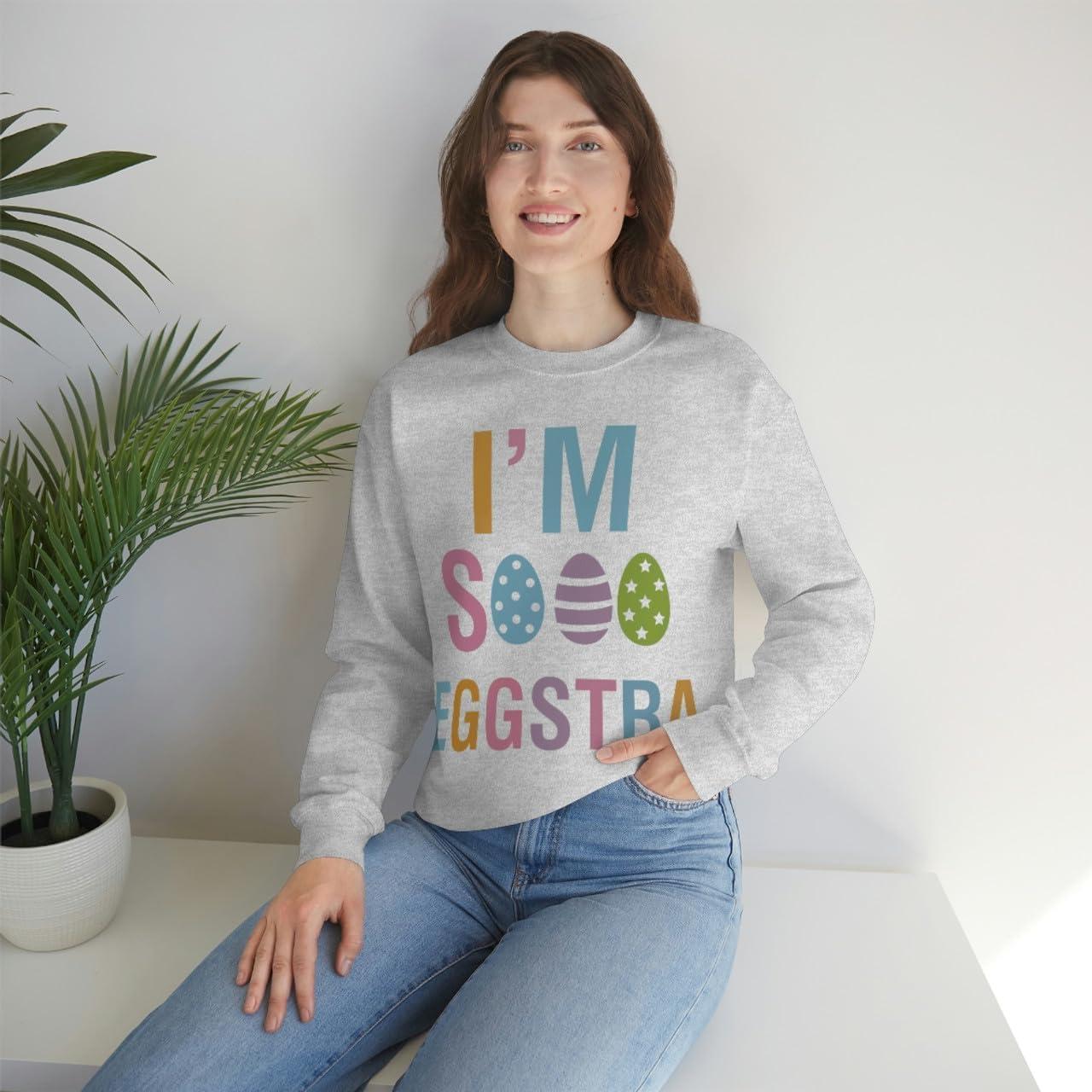 imageUnisex Im So Eggstra SweatshirtAsh