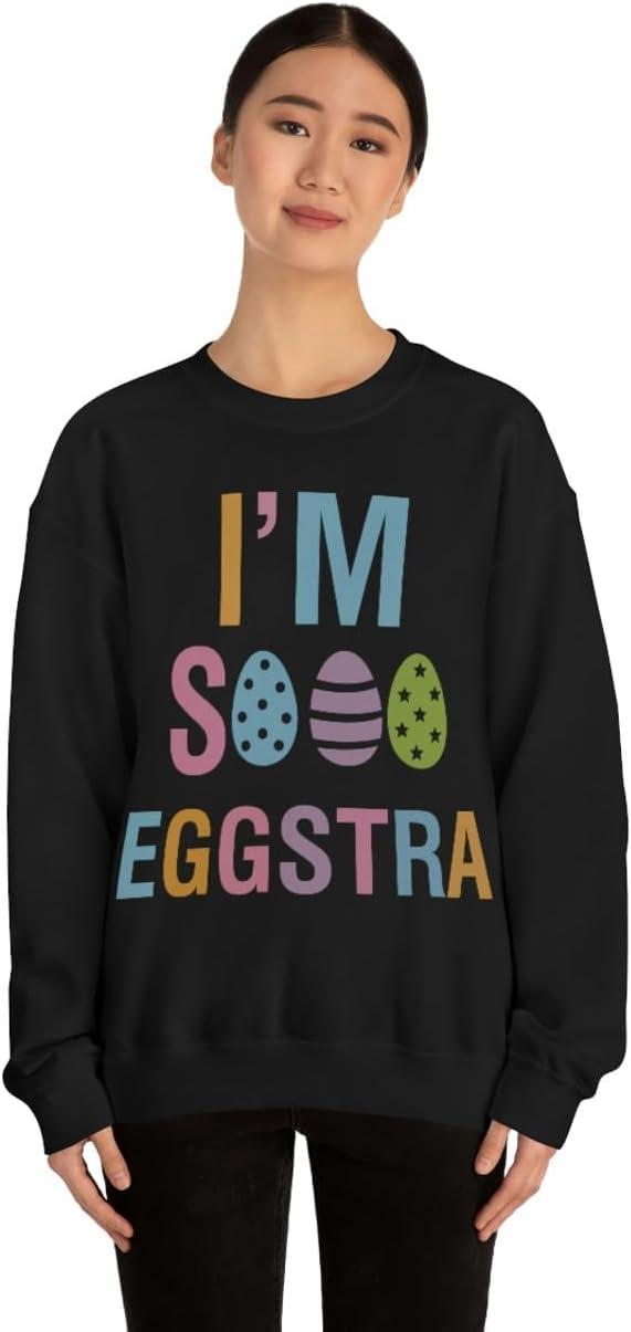 imageUnisex Im So Eggstra SweatshirtBlack